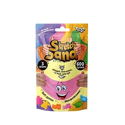 Пісок кінетичний Danko Toys Stretch Sand від 3 років 600 г Рожевий (PZ-340-P-98)