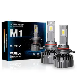Комплект світлодіодних ламп Infolight M1 9006 55W - мініатюра 7