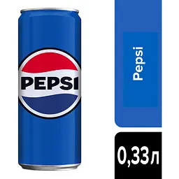 Уцінка. Напій Pepsi Cola безалкогольний сильногазований 0.33 л (360665) - мініатюра 7