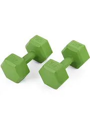 Гантелі для фітнесу композитні Gymtek 2х4кг зелений