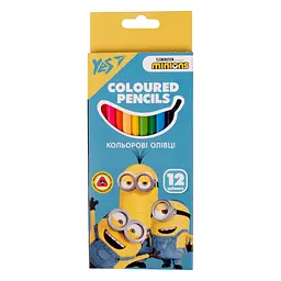 Олівці кольорові 12 кольорів Minions 290706 Yes