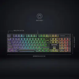 Клавіатура GamePro MK85B RGB Blue Switch Black - мініатюра 8
