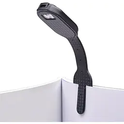 Закладка-ліхтарик Flexilight Rechargeable Класика Чорні краплі, 14,7х3,6х1,3 см (FLRBD) - мініатюра 5