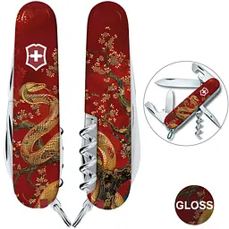 Ніж Victorinox Spartan Zodiac 91мм 13функ Золота змія - мініатюра 3
