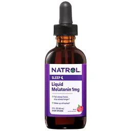 Мелатонін Natrol Liquid у краплях зі смаком ягід 1 мг 60 мл (NTL07402) - мініатюра 2