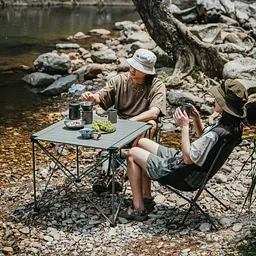 Стіл складаний Naturehike CNK2450JJ013 алюміній M (Сірий) - мініатюра 8