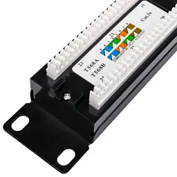 Патч-панель Atcom 19" 24 порта UTP (P5124) - мініатюра 2
