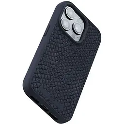 Чохол-накладка Njord Salmon Leather MagSafe Case Black для iPhone 15 Pro (NA53SL00) - мініатюра 5