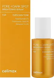 Освітлювальна сироватка для обличчя 30 мл Celimax Pore+Dark Spot Brightening Serum - мініатюра 2