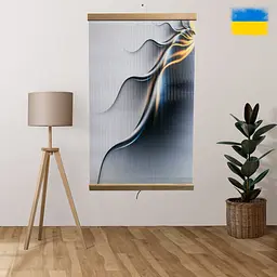 Плівковий інфрачервоний обігрівач настінний ТМ Золотий квант 100х57см 400Вт - мініатюра 3