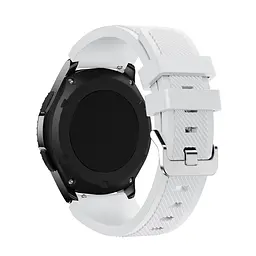 Силіконовий ремінець Primo для годинника Huawei Watch GT 2/GT Active 46 мм White - мініатюра 2