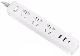 Подовжувач XiaomiXiaomi Power Strip 20W Fast Charge (3 sockets +2 USB+1 TypeC) XMCXB05QM BHR5094CN White EU Plug
