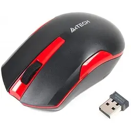 Миша A4Tech G3-200N Wireless black+red