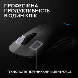 Миша Logitech G Pro 2 LightSpeed Wireless Black (910-007295) - мініатюра 7