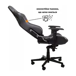Крісло ігрове GT Racer X-8005 Dark Gray/Black - мініатюра 5