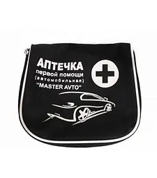 Автомобільна аптечка АМА-1 до 9 чоловік / Сумка Чорна Master Avto - мініатюра 2