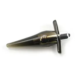 Анальный вибратор Power Buttplug, 9,5х3,5 см, черный - миниатюра 3