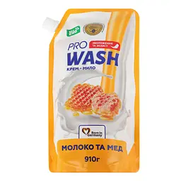 Рідке крем-мило Pro Wash, молоко та мед, 910 г - мініатюра 2