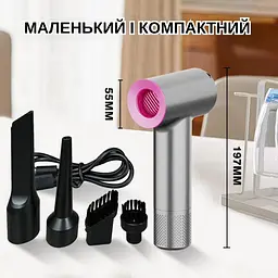 Автомобільний пилосос Yaoen 122 Brushless 90W 4000mAh (YVCNU4090B 5415) Сірий - мініатюра 12