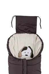 Зимовий конверт Nuvita 9605 Cuccioli Junior Песик, коричневий з бежевим (NV9605CUCCIOLOJRTAUPE) - мініатюра 3
