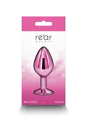 Анальна пробка Ns Novelties Pink MEDIUM Rear Assets, 8,2 см, рожевий - мініатюра 3