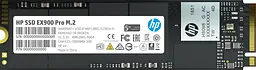 SSD M.2 накопичувач HP EX900 Pro 512GB (9XL76AA) - мініатюра 2