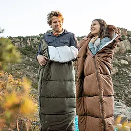 Спальник з капюшоном Naturehike U350 NH20MSD07, (1°C), лівий, коричневий - мініатюра 6