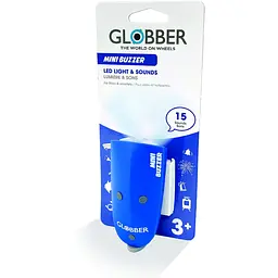 Сигнал звуковий із ліхтариком Globber Mini Buzzer синій (530-100) - мініатюра 2
