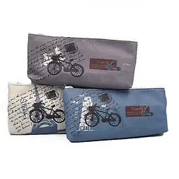 Пенал плоский Bike, 1 відділення, 20x9x2.5 см, 2177P (В асортименті) - мініатюра 2