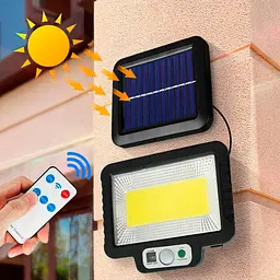Прожектор вуличний ліхтар на сонячній батареї 250W з датчиком руху Solar Energy Lamp - T09 - мініатюра 2