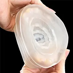 Мастурбатор яйце Lovetoy Giant Egg Grind Ripples Edition прозорий - мініатюра 10
