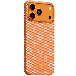 TPU+PC чохол Blueo Gilded Tactile Woven with Magnetic Fit для Apple iPhone 17 Pro (6.3") Orange