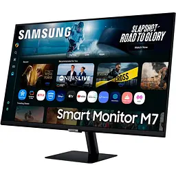 Монітор 32" Samsung Smart M7 Black (LS32FM702UZXUA) 3840х2160 (UHD, 4K) VA 60 Hz - мініатюра 4