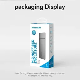 Зовнішня кишеня для SSD Vention M.2 USB-C Grey KPEH0 [118490] - мініатюра 4