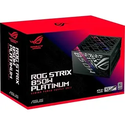 Блок живлення 850 Вт, ROG Strix Platinum, Black, модульний Asus teh0028843 - мініатюра 8