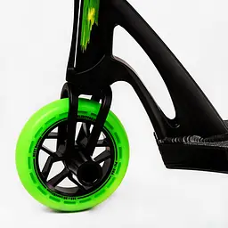 Самокат трюковий Best Scooter 53х12х85 см Чорно-зелений 000231351 - мініатюра 4