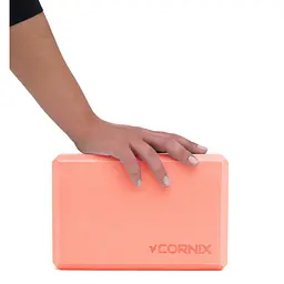 Блок для йоги Cornix EVA 22.8 x 15.2 x 7.6 см XR-0104 Orange - мініатюра 2