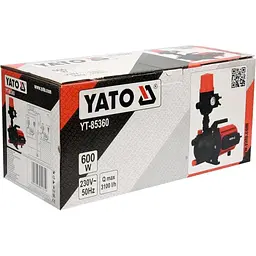 Насос для води Yato поверхневий 600 Вт (YT-85360) - мініатюра 6