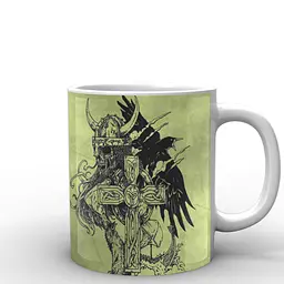 Кухоль GeekLand Vikings Vikings Heraldry VK.02.004 330 мл білий - мініатюра 3