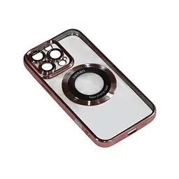 Магнітний чохол XON PhoneCase Magnetic для iPhone 13 Pro (PCMC1113300P 8239) Рожевий/Прозорий