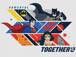 Картина за номерами Super Friends: Powerful together 30x40 см Ідейка KHO 8715