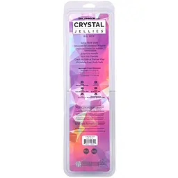 Фалоімітатор Doc Johnson Crystal Jellies 12 Inch Big Boy Teal - мініатюра 3