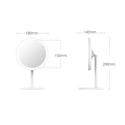 Дзеркало для макіяжу DOCO Pro LED Makeup Mirror Pink (M002) [66274] - мініатюра 7