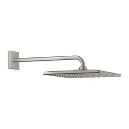 Верхній душ з душовим кронштейном 422 мм, 1 режим струменя Grohe Rainshower 310 Mono Cube 26564DC0, Нержавіюча сталь
