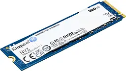 Накопичувач SSD Kingston NV3 M.2 2280 PCIe 4.0 x4 NVMe 3D TLC 500GB (SNV3S/500G) - мініатюра 2