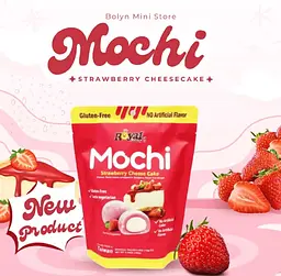 Моті Royal Family Mochi Strawberry Cheese Cake 12шт 180г - мініатюра 2