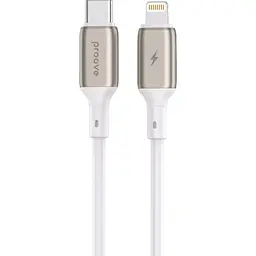 Кабель Proove Flex Metal USB-C to Lightning 27W 1m White (CCFM27002102) [130344]