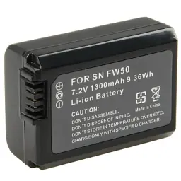 Акумулятор до фото/відео PowerPlant Sony NP-FW50 (DV00DV1280) - мініатюра 2