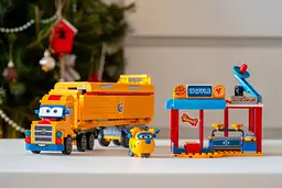 Конструктор Super Wings Small Blocks Buildable Vehicle Set Вантажівка та магазин, 414 деталей (EU385008) - мініатюра 5