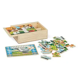 Пазл Melissa & Doug Домашні тварини набір з 4 пазлів в коробці (MD3790) - мініатюра 2